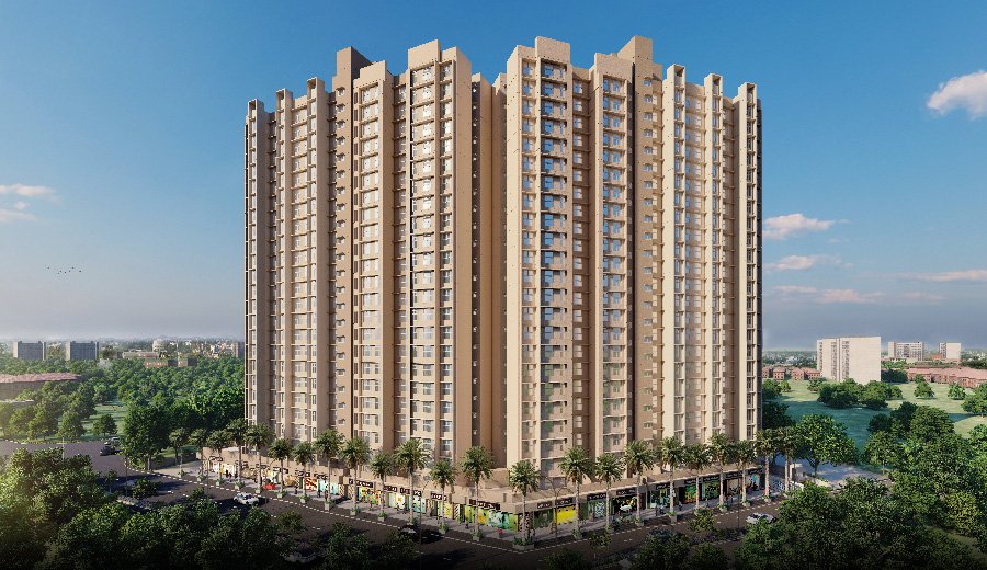 Saket Nature Vista residential apartments in Dombivli surrounded by greenery and modern amenities.