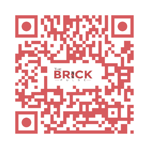 MahaRERA QR Code for The Brick Pulse project, verifying RERA registration number and official approval status.